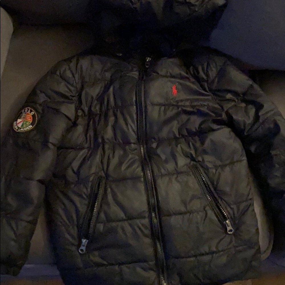 Boy polo coat